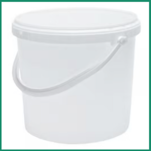 CUBO PLASTICO 4.6L  CON TAPA
