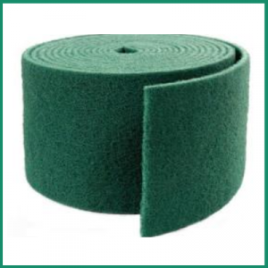 ESTROPAJO ROLLO FIBRA VERDE ALANOS 6M C/8
