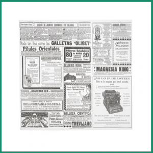 PAPEL ANTIGRASA 31X42 diseño periodico