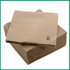 SERVILLETA 33X33 PUNTA MARRON  P/50 C/20