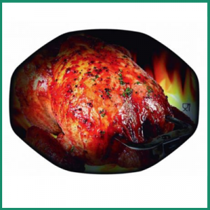 TAPA ENVASE POLLO OVALADA P/50 C/10 S/N