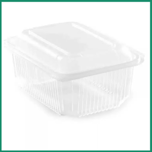 TARRINA BISAGRA PET 1000 CC P/50 C/30  T.ALTA