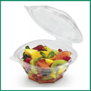 TARRINA BISAGRA PET 500 CC BOWL P/75 C/8