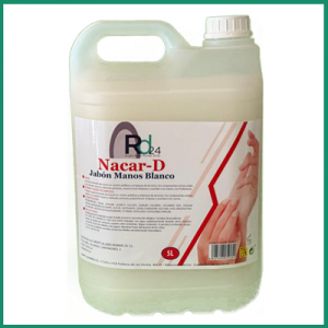 NACAR-D gel blanco lavado de manos 5 litros